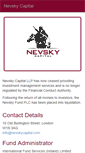Mobile Screenshot of nevskycapital.com